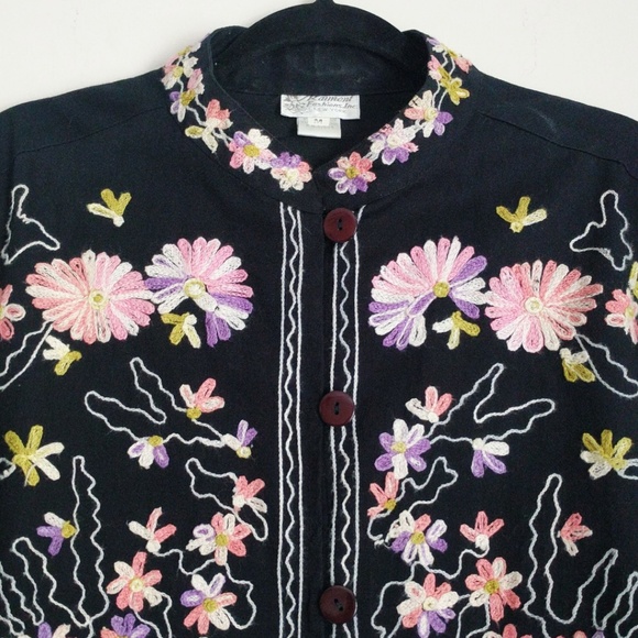 Raiment Fashions Button Down Floral Jacket - Picture 3 of 6
